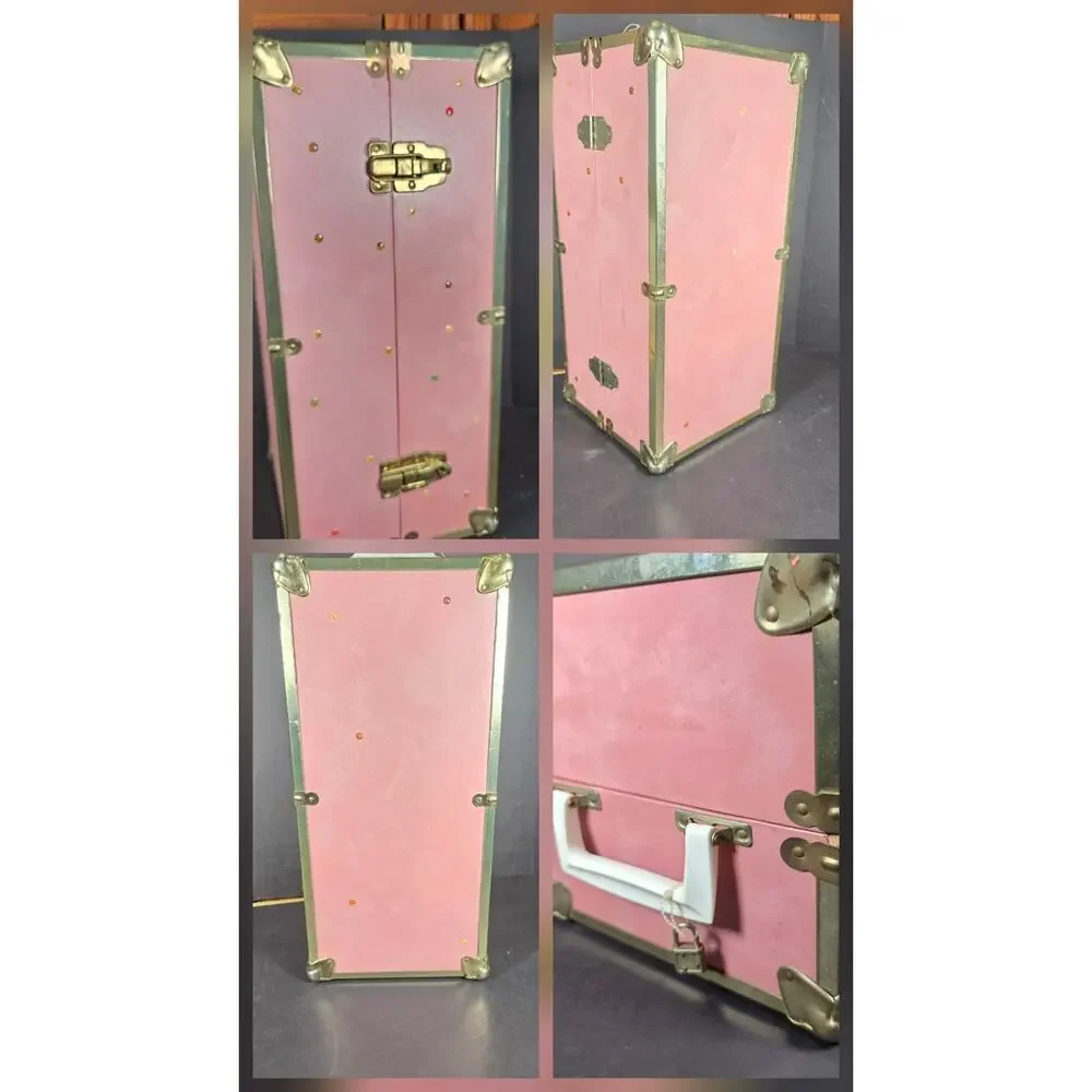 American Girl Pleasant Company Bitty Baby Doll Diaper Bag Pink Wardrobe/Trunk